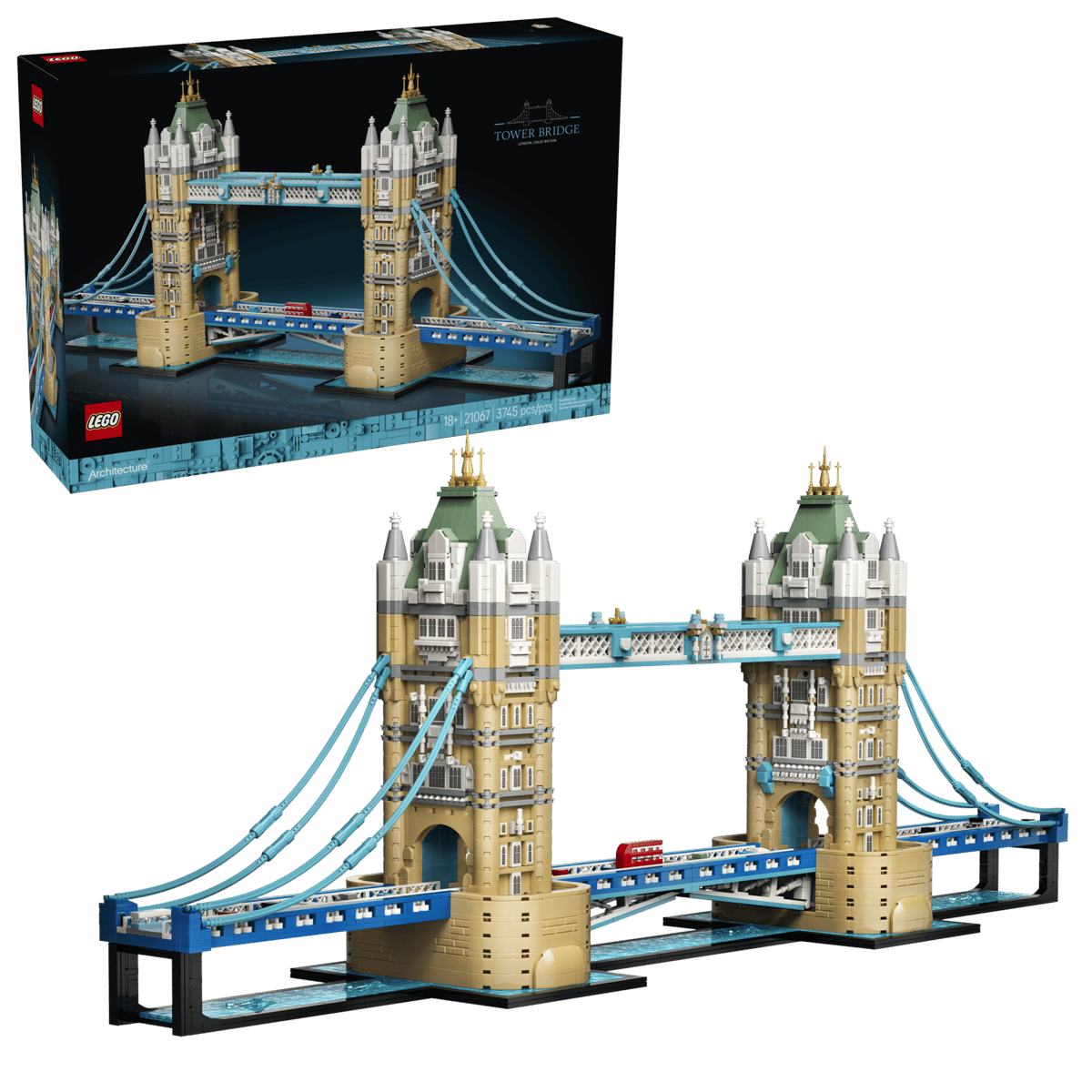 LEGO® Architecture ~ Tower Bridge #21067 3745 Pieces