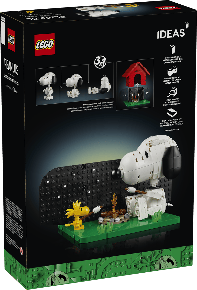 LEGO® Ideas ~ Peanuts™: Snoopy's Doghouse #21368 964 Pieces