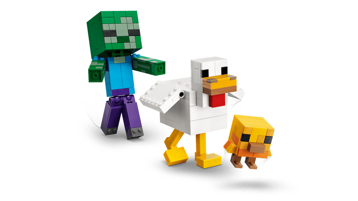 LEGO® Minecraft® Chicken Jockey #21582 344 Pieces