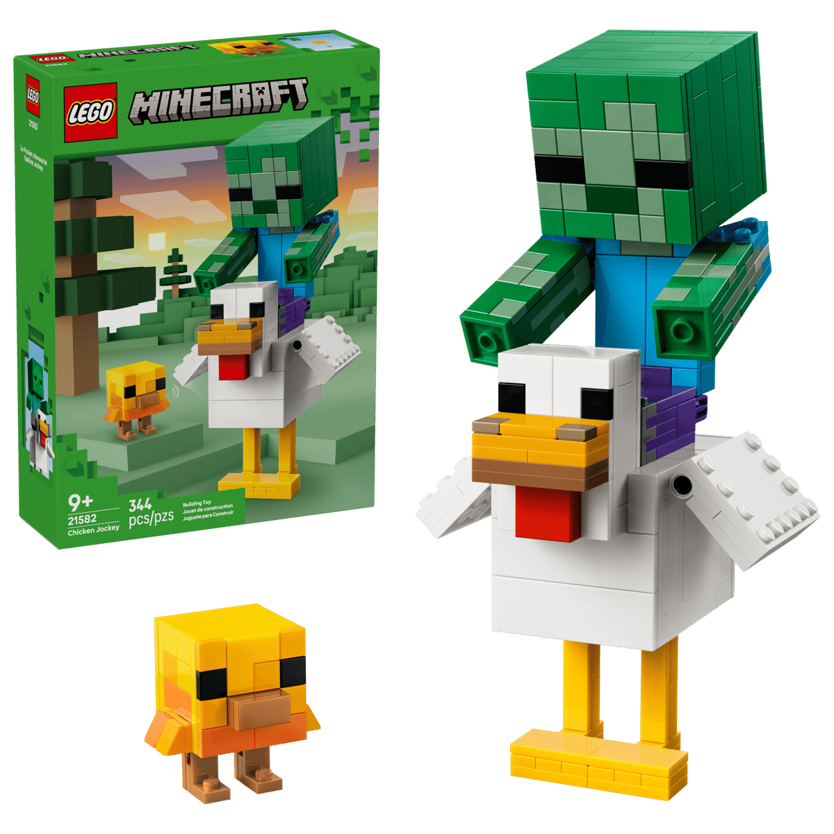 LEGO® Minecraft® Chicken Jockey #21582 344 Pieces