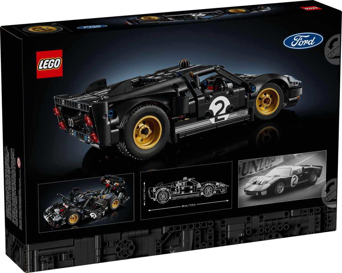 LEGO® Technic™ 1966 Ford GT40 MKII Race Car #42223 793 Pieces