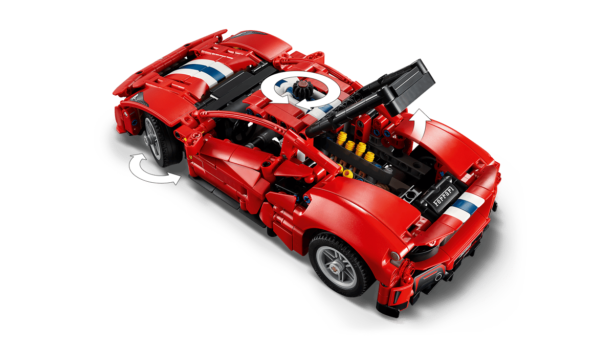LEGO® Technic™ Ferrari 488 PISTA Car #42235 882 Pieces