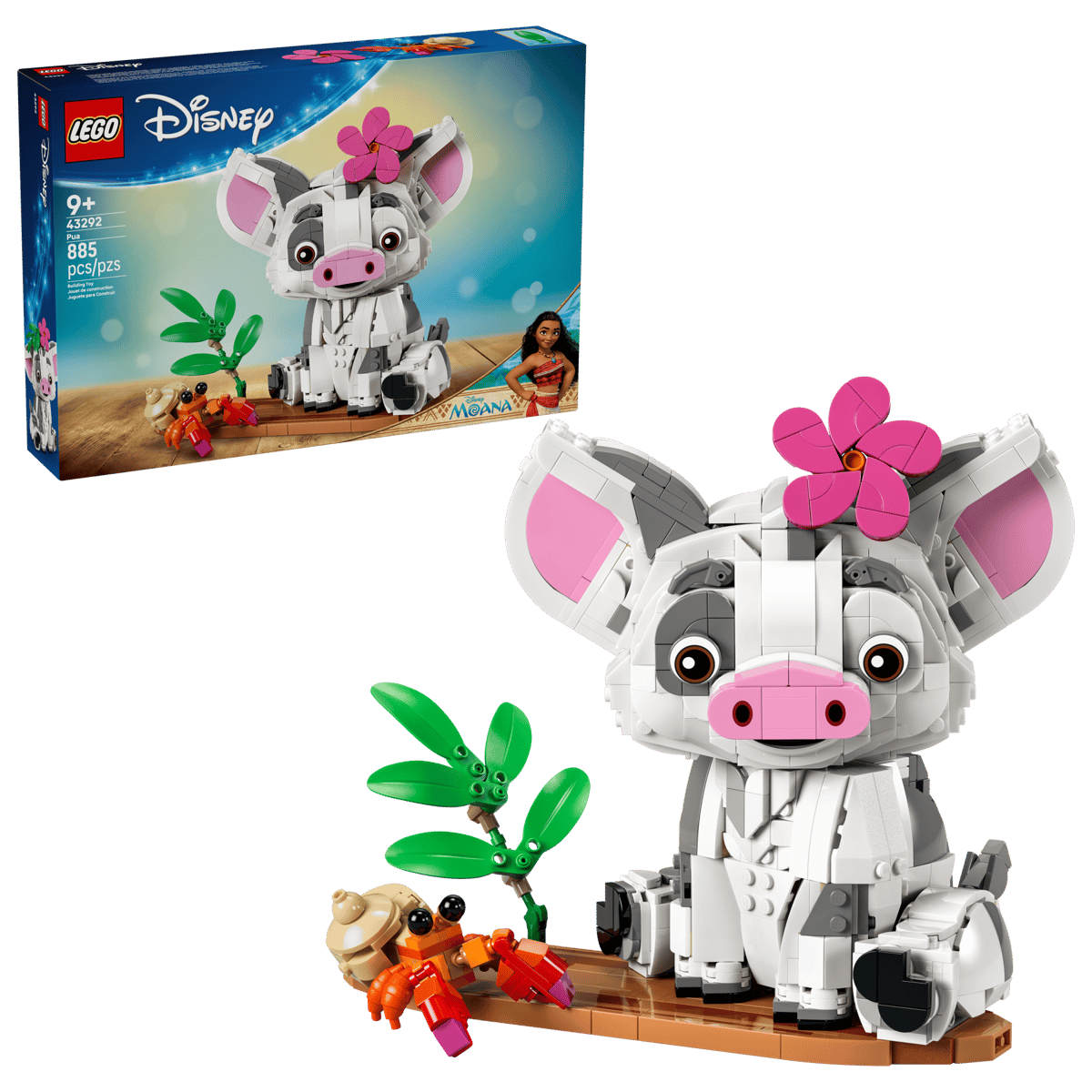 LEGO® Disney™ Moana ~ Pua #43292 885 Pieces