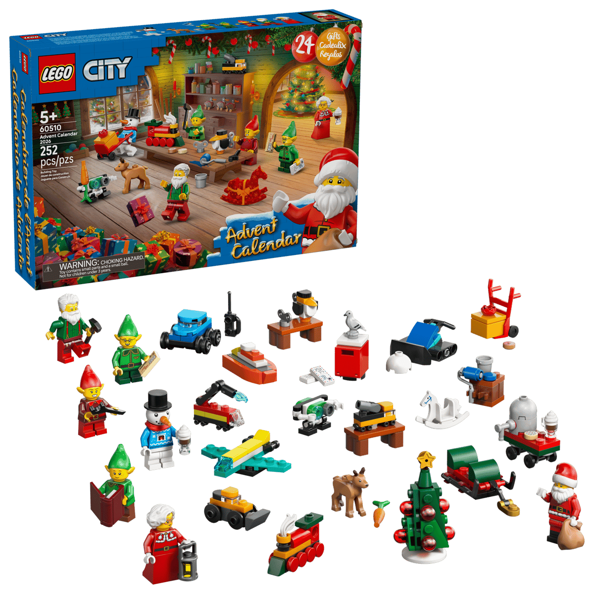 LEGO® City Advent Calendar 2026 #60510 252 Pieces