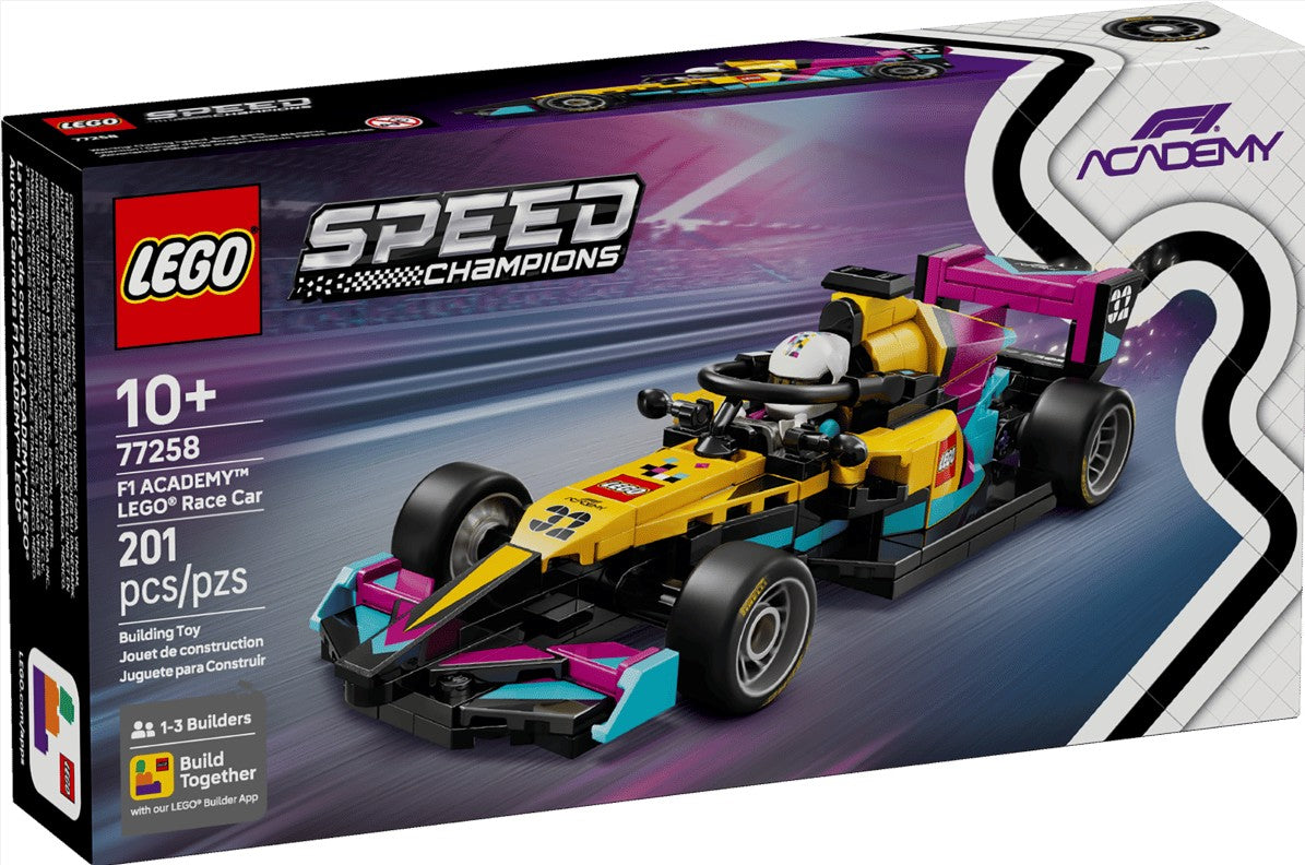 LEGO® Speed Champions ~  F1 ACADEMY™ LEGO® Race Car #77258 201 Pieces