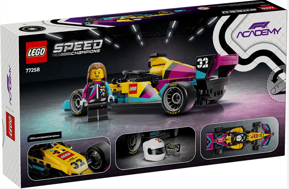LEGO® Speed Champions ~  F1 ACADEMY™ LEGO® Race Car #77258 201 Pieces