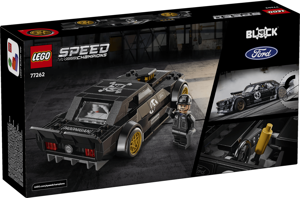 LEGO® Speed Champions ~  Ken Block's '65 Ford Mustang Hoonicorn V1 #77262 345 Pieces