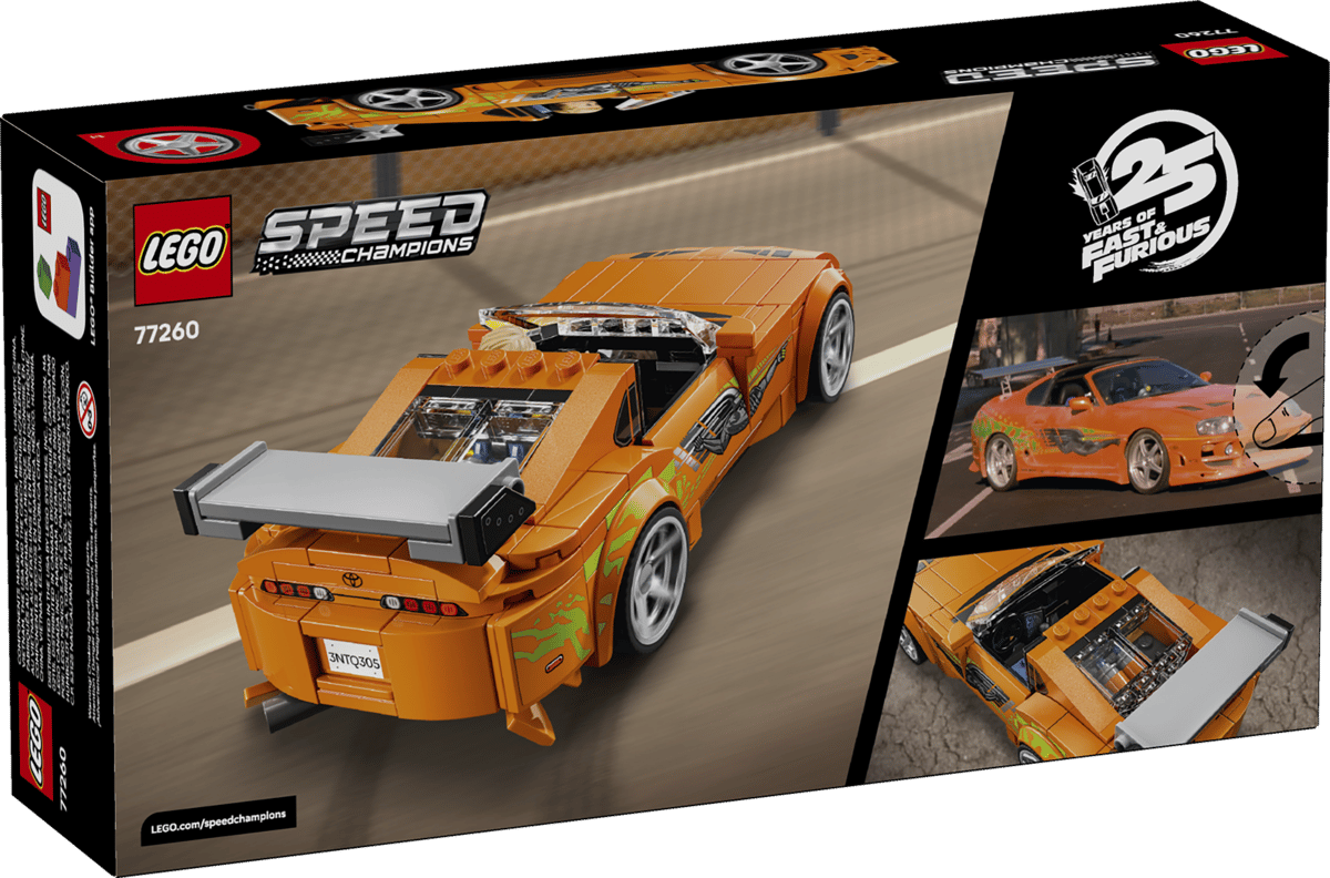 LEGO® Speed Champions ~ The Fast and The Furious Toyota Supra #77260 292 Pieces