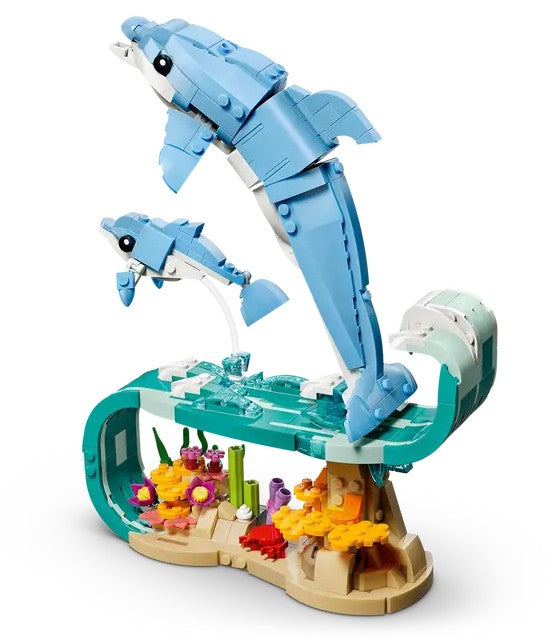 LEGO® Creator 3-In-1 Sea Animals: Beautiful Dolphins #31385 542 Pieces