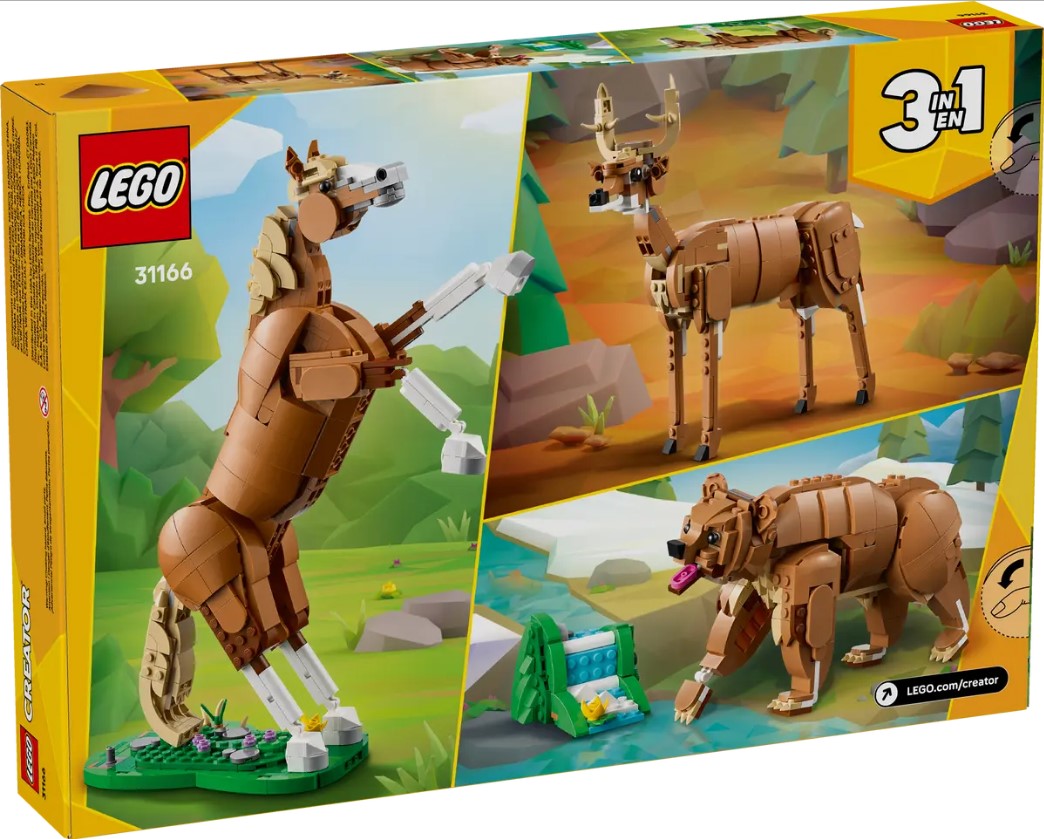 LEGO® Creator 3-in-1 Beautiful Horse #31166 685 Pieces