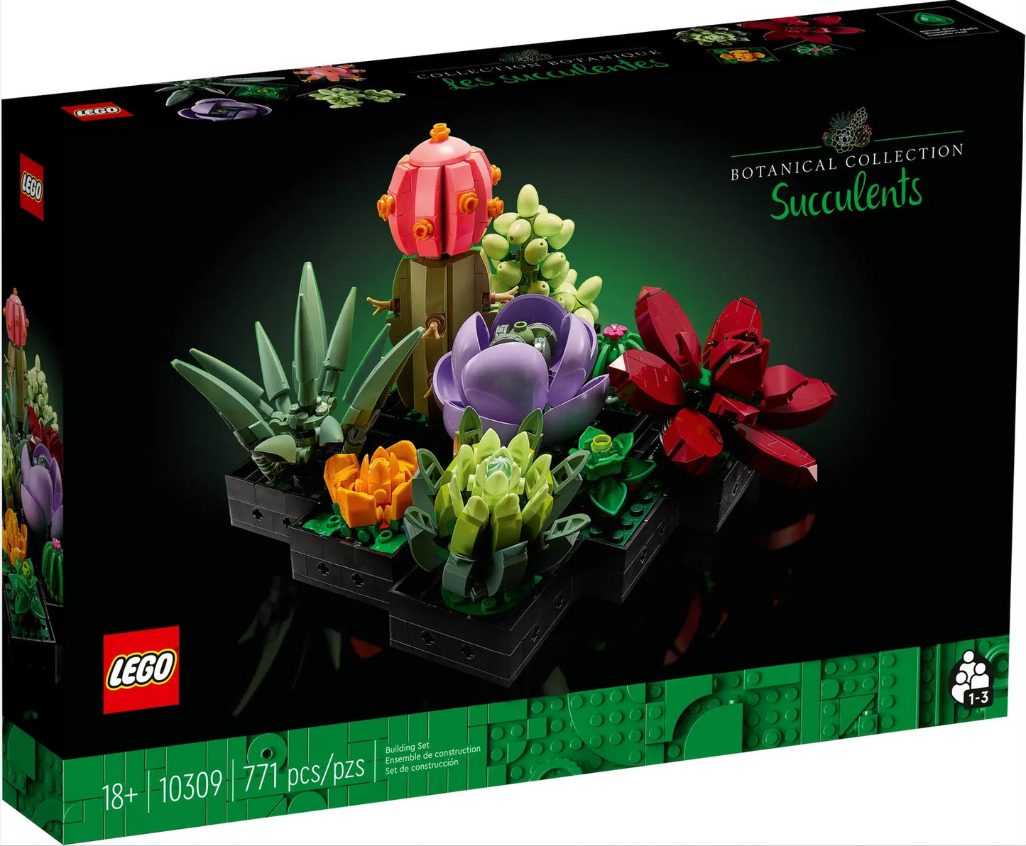 LEGO® Icons ~ Botanicals:  Succulents #10309 771 Pieces