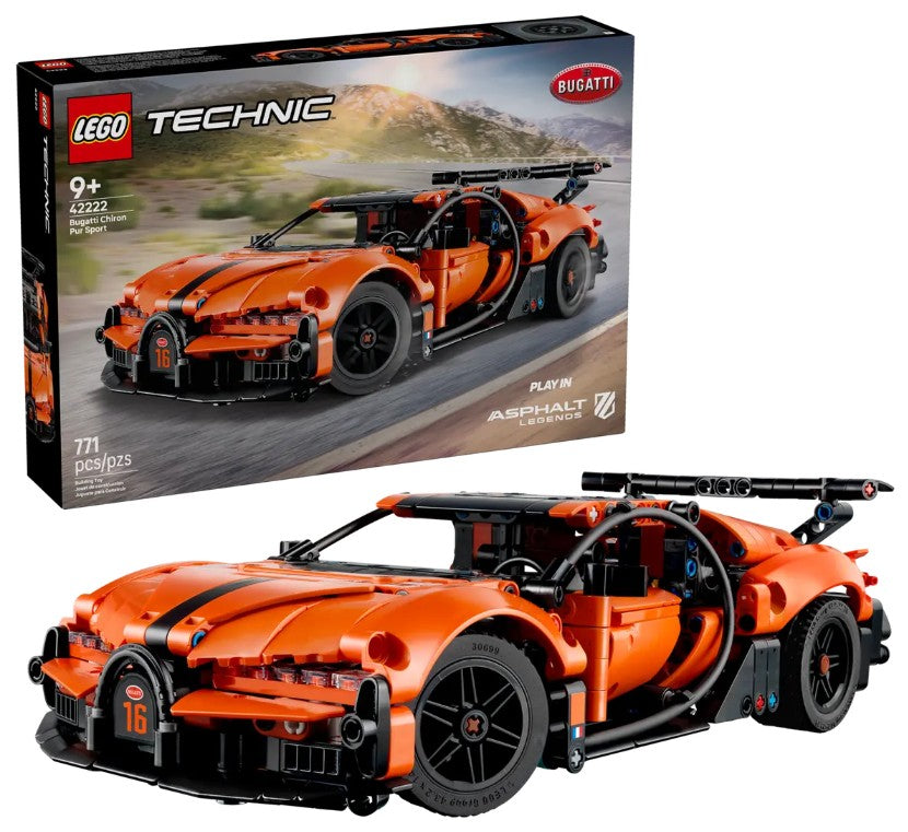 LEGO® Technic™ Bugatti Chiron Pur Sport Hypercar #42222 771 Pieces