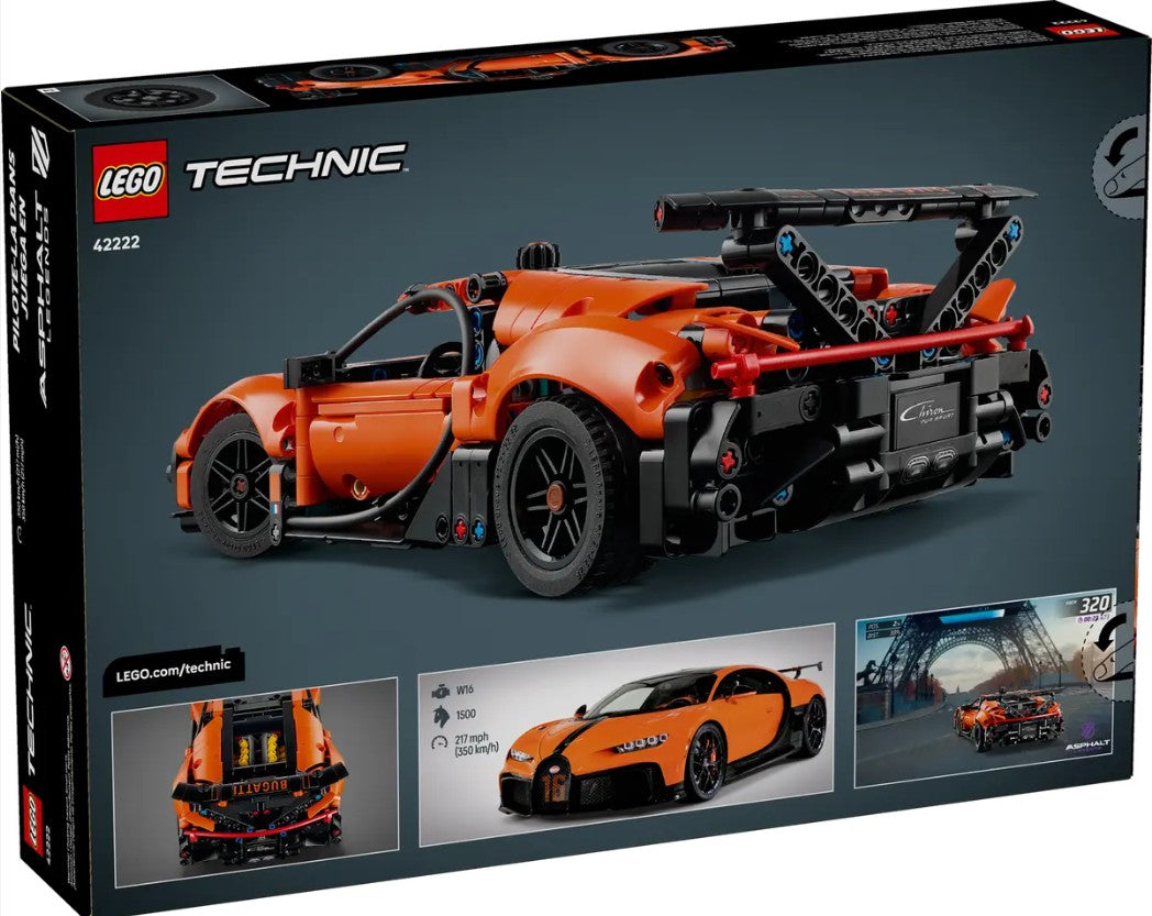LEGO® Technic™ Bugatti Chiron Pur Sport Hypercar #42222 771 Pieces