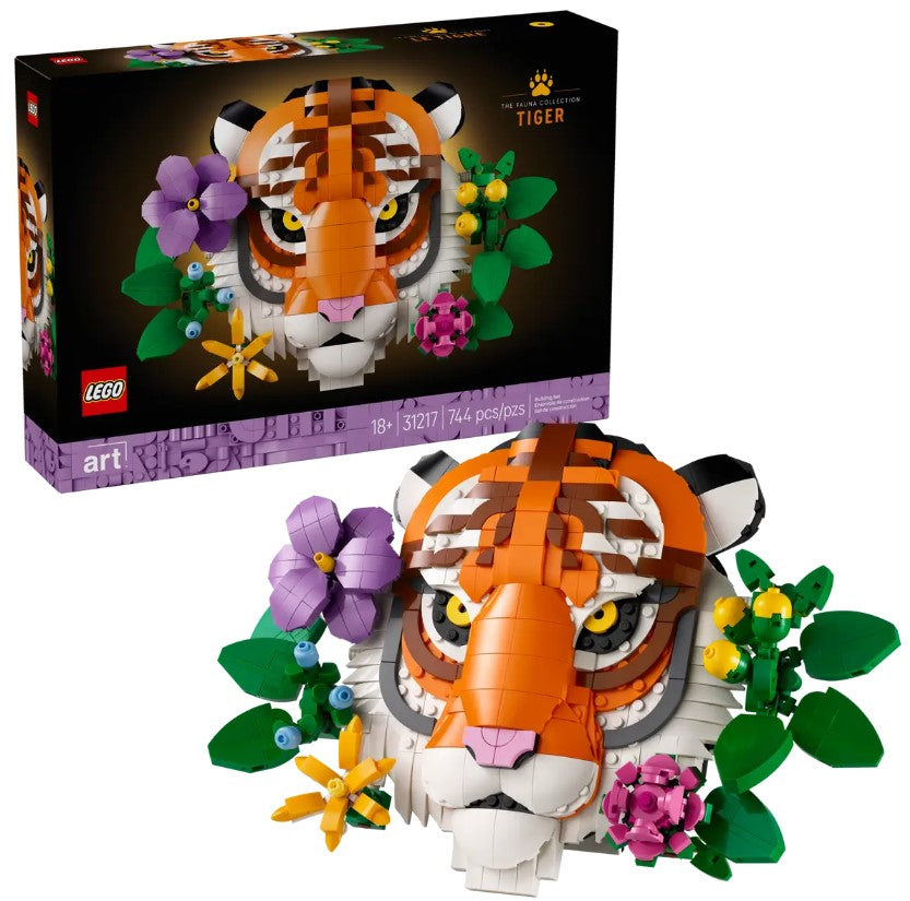 LEGO® Art The Fauna Collection – Tiger #31217 744 Pieces