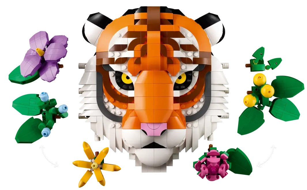 LEGO® Art The Fauna Collection – Tiger #31217 744 Pieces