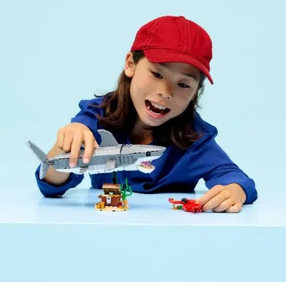 LEGO® Creator 3-In-1 Fierce Shark with a Treasure Chest #31381 379 Pieces