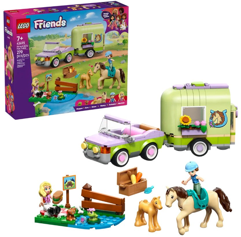 LEGO® Friends Horse & Foal Trailer #42695 279 Pieces