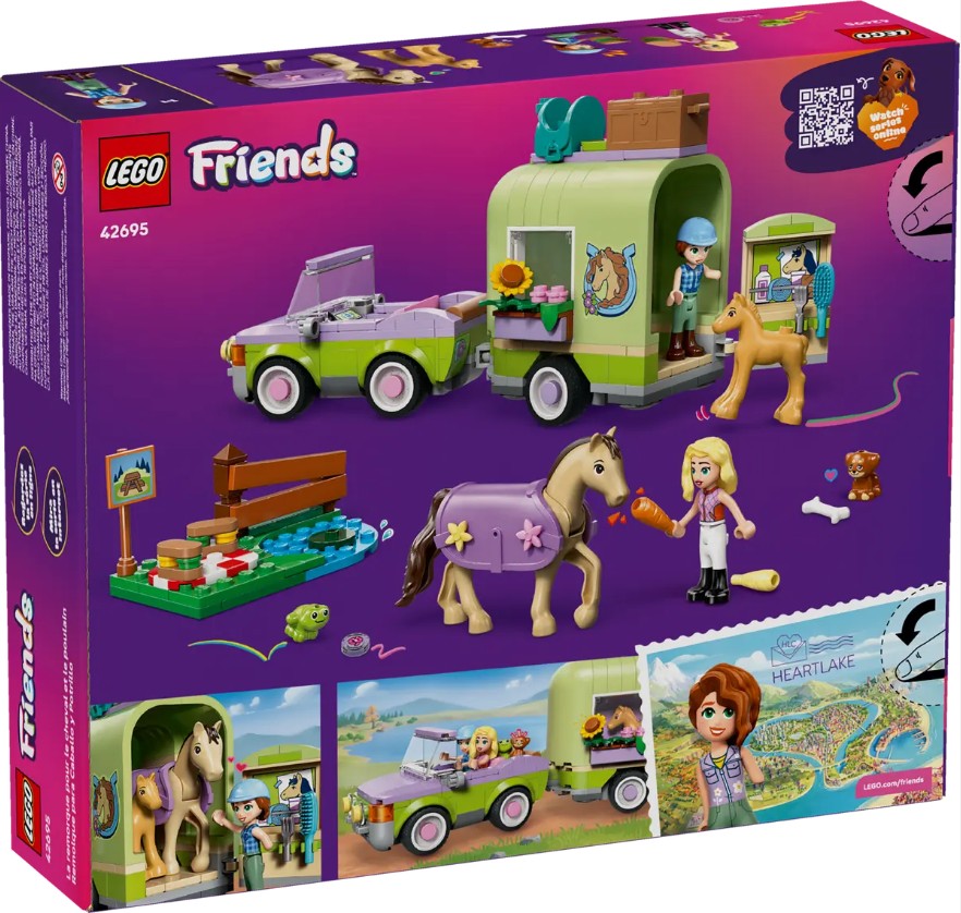 LEGO® Friends Horse & Foal Trailer #42695 279 Pieces