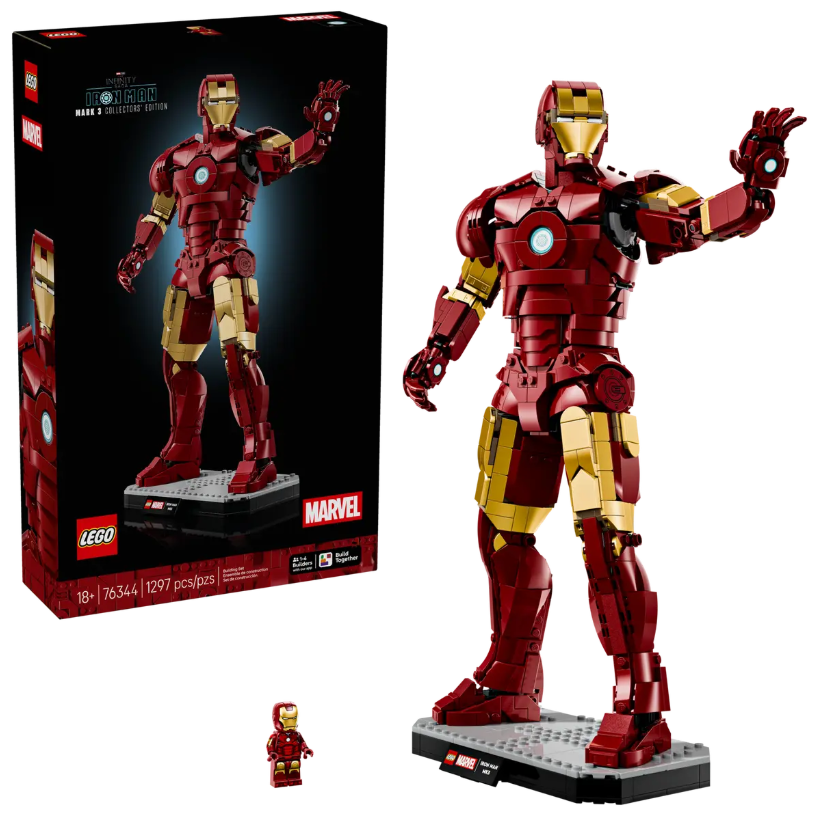 LEGO® Marvel Super Heroes ~ Iron Man Mark 3 Collectors Edition #76344 1297 Pieces