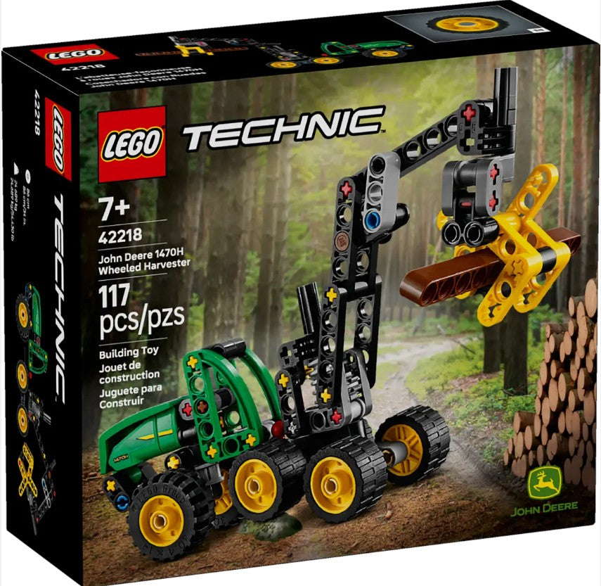 LEGO® John Deere 1470H Wheeled Harvester #42218 117 Pieces