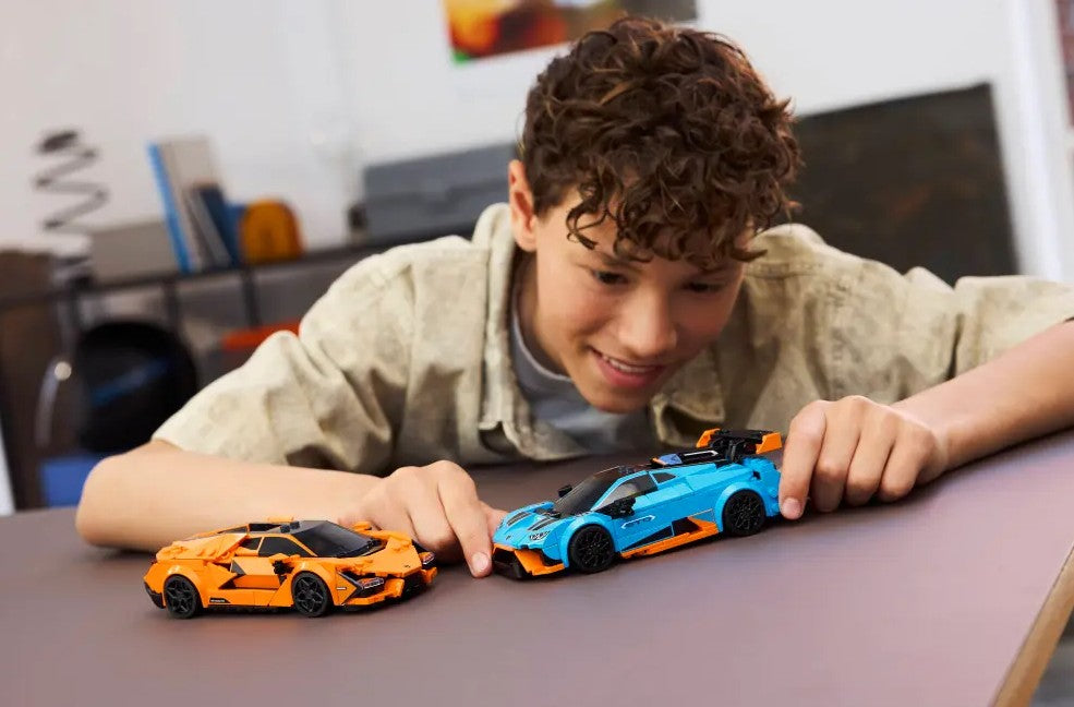 LEGO® Speed Champions ~  Speed Champions Lamborghini Revuelto & Huracán STO #77238 607 Pieces