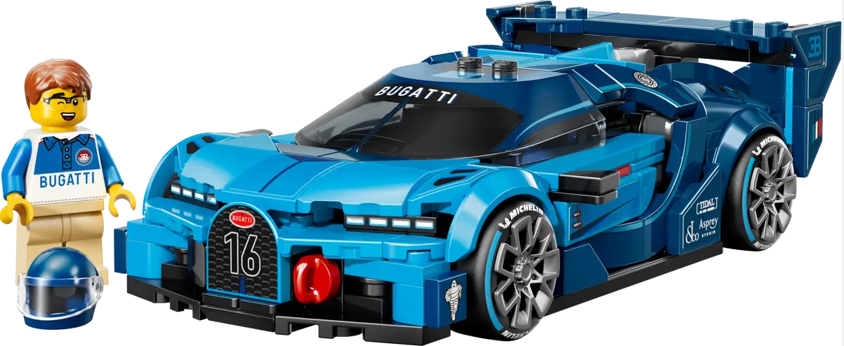 LEGO® Speed Champions ~  Bugatti Vision GT Hyper Sports Car #77253 284 Pieces