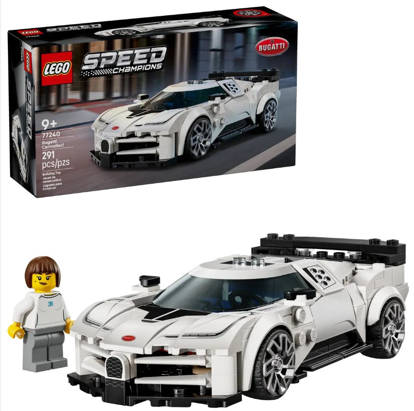 LEGO® Speed Champions ~ Bugatti Centodieci Hyper Sports Car #77240 291 Pieces