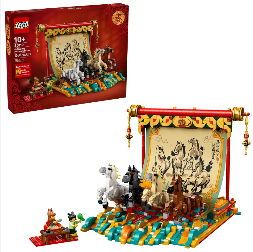 LEGO® Galloping Horses Canvas #80119 1650 Pieces