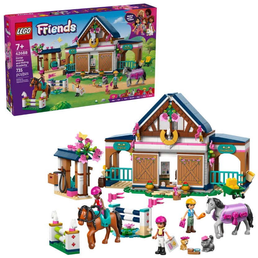 LEGO® Friends Horse Stable and Riding Academy #42688 735 Pieces