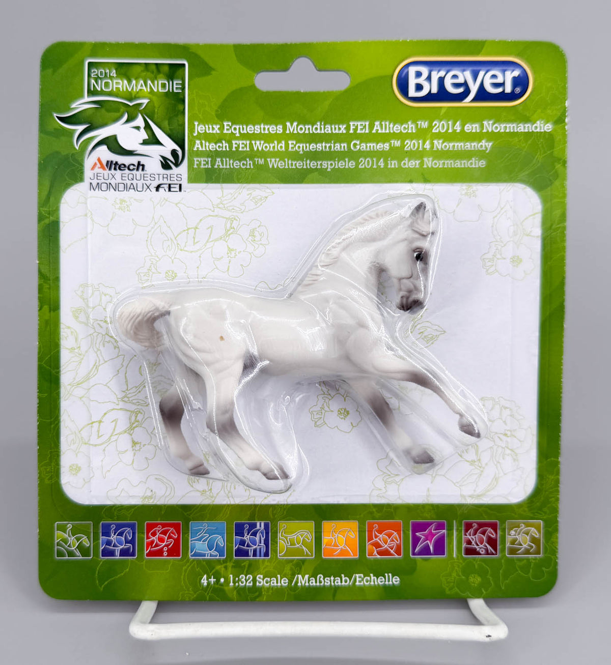Warmblood, Grey - WEG 2014 SR - Discounted: Brown speck on rump