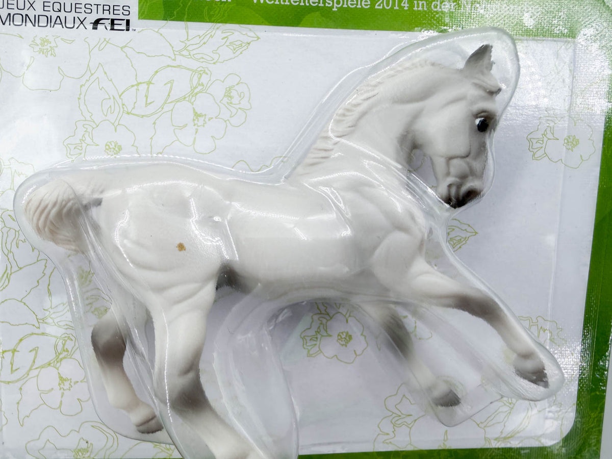 Warmblood, Grey - WEG 2014 SR - Discounted: Brown speck on rump