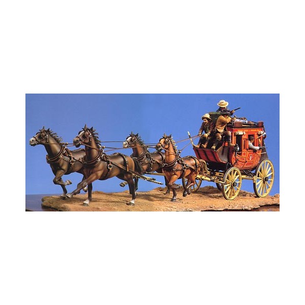 Andrea Miniatures - METAL Stagecoach Kit