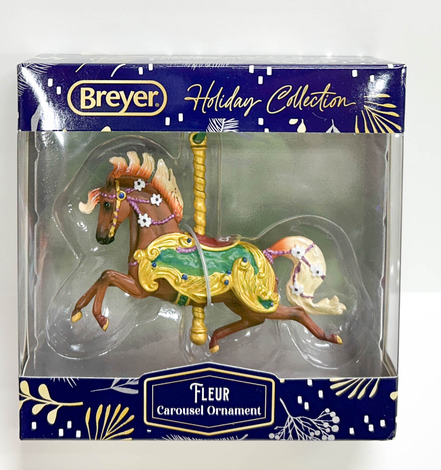 2024 Holiday Carousel Ornament ~ Fleur