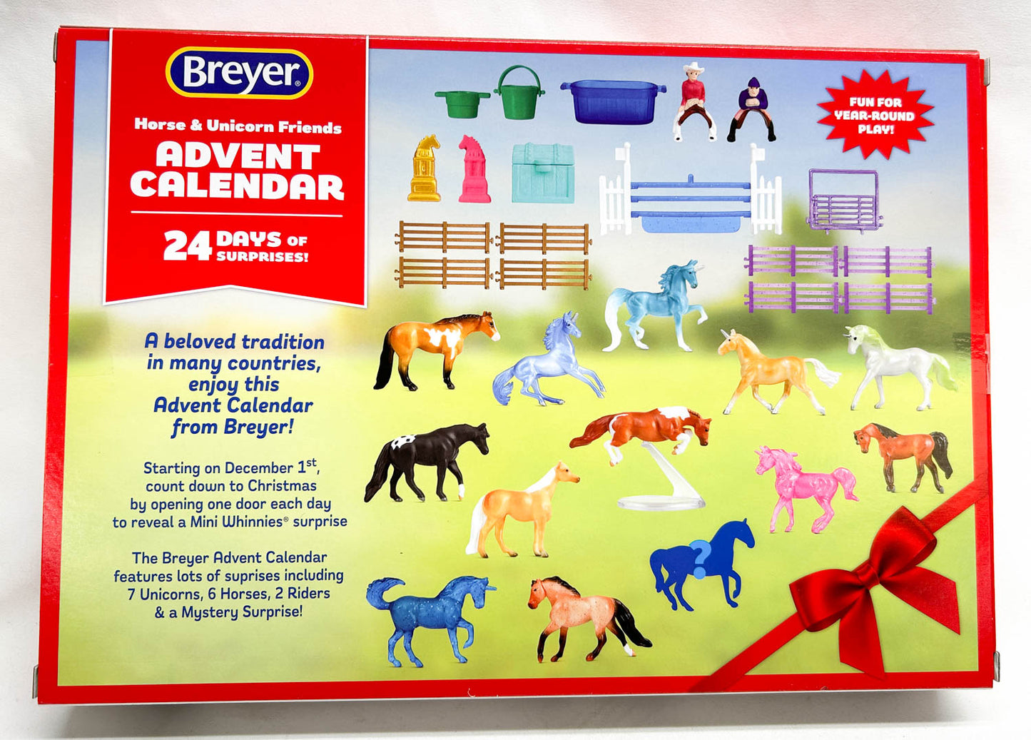 2025 Holiday Advent Calendar ~ Horses & Unicorn Friends Play Set