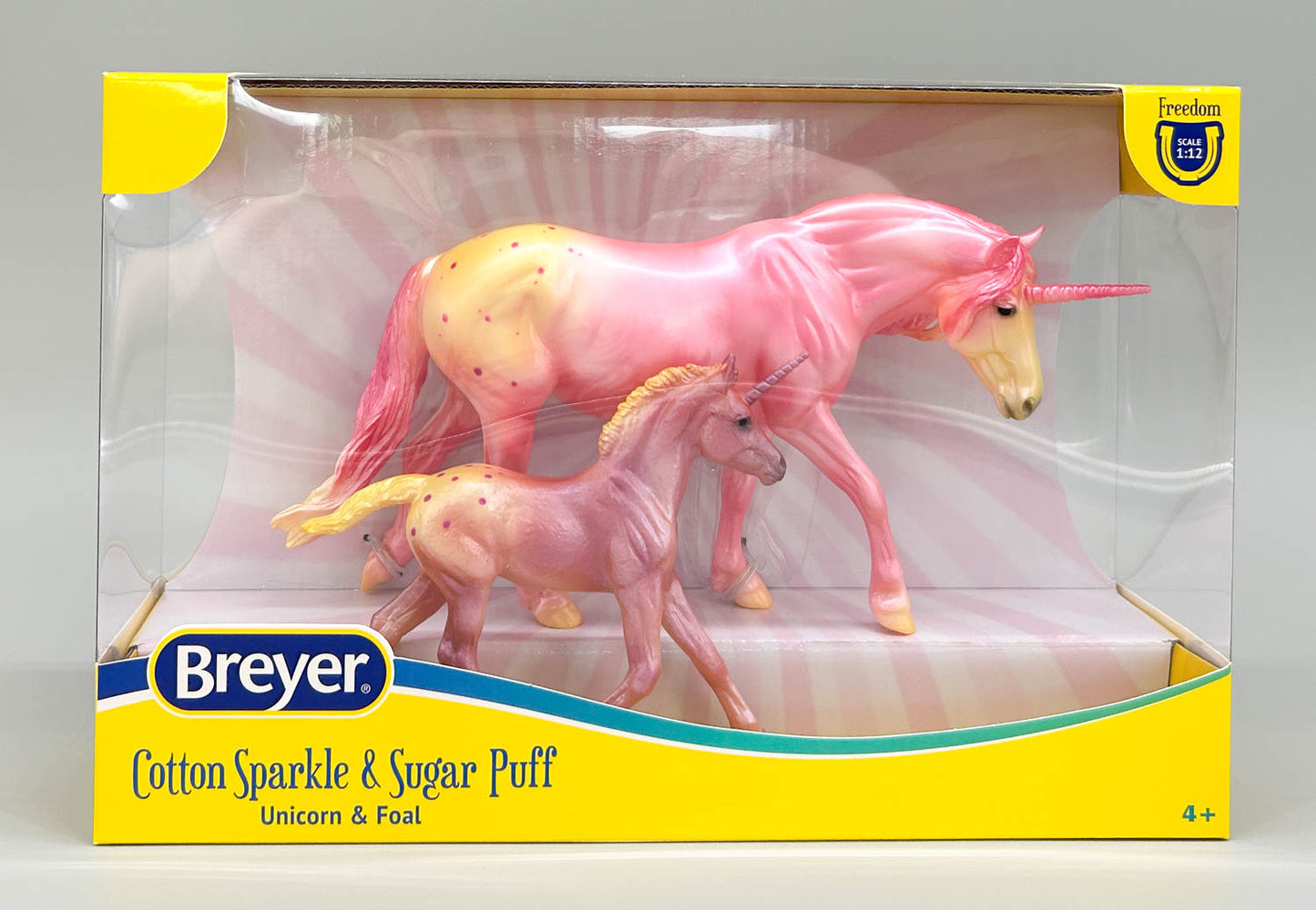 Haflinger Mare and Foal ~ Cotton Sparkle & Sugar Puff - Unicorn & Foal Set