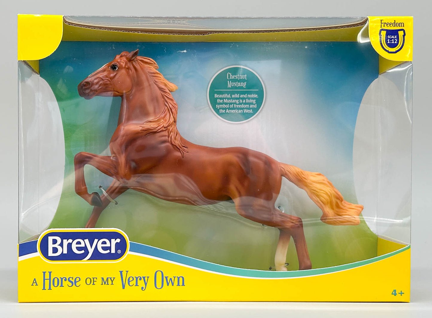 Rearing Mustang, Chestnut