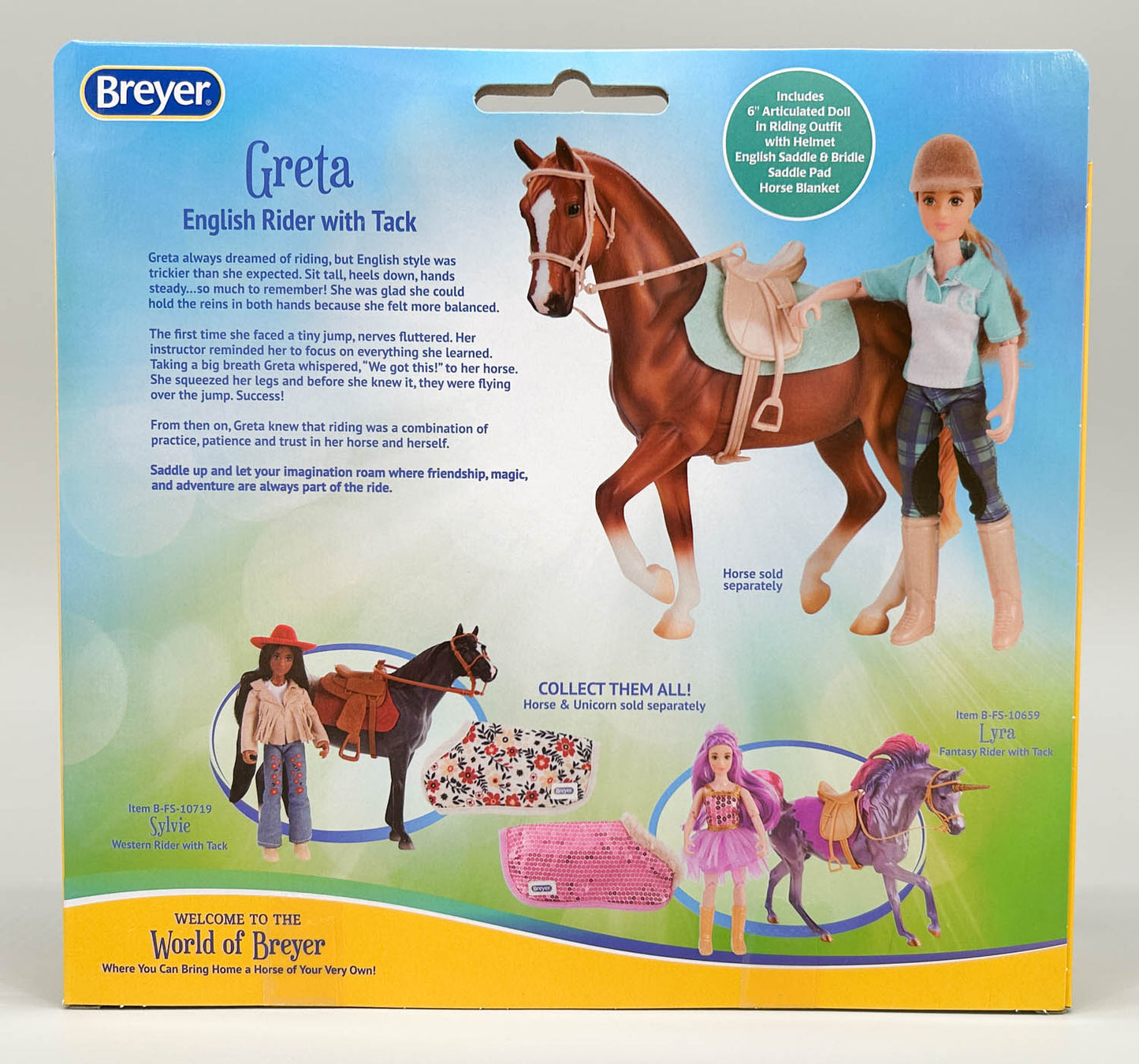 Rider - Greta (Freedom Series) English Rider and Tack Set