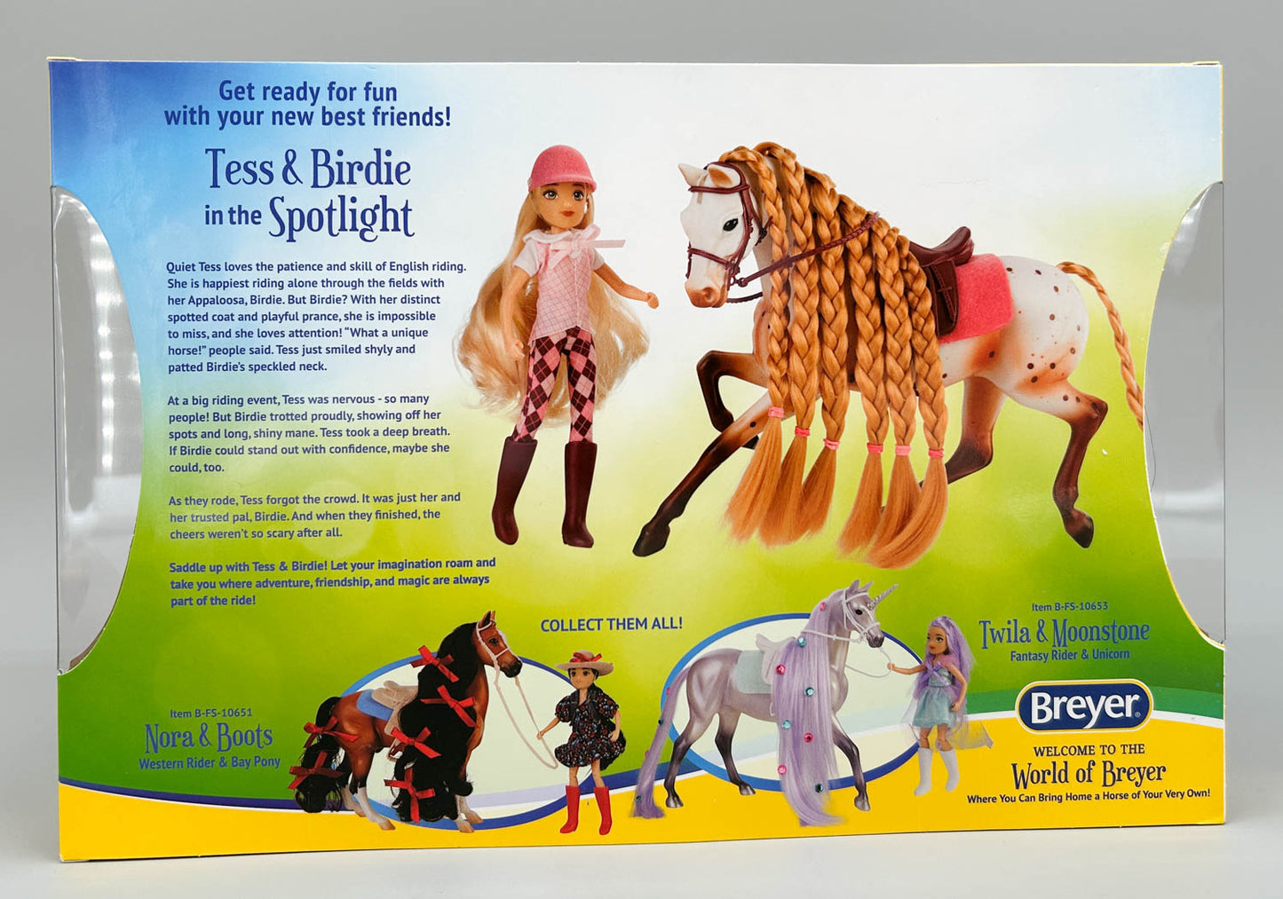 English Horse and Rider Tess and Birdie