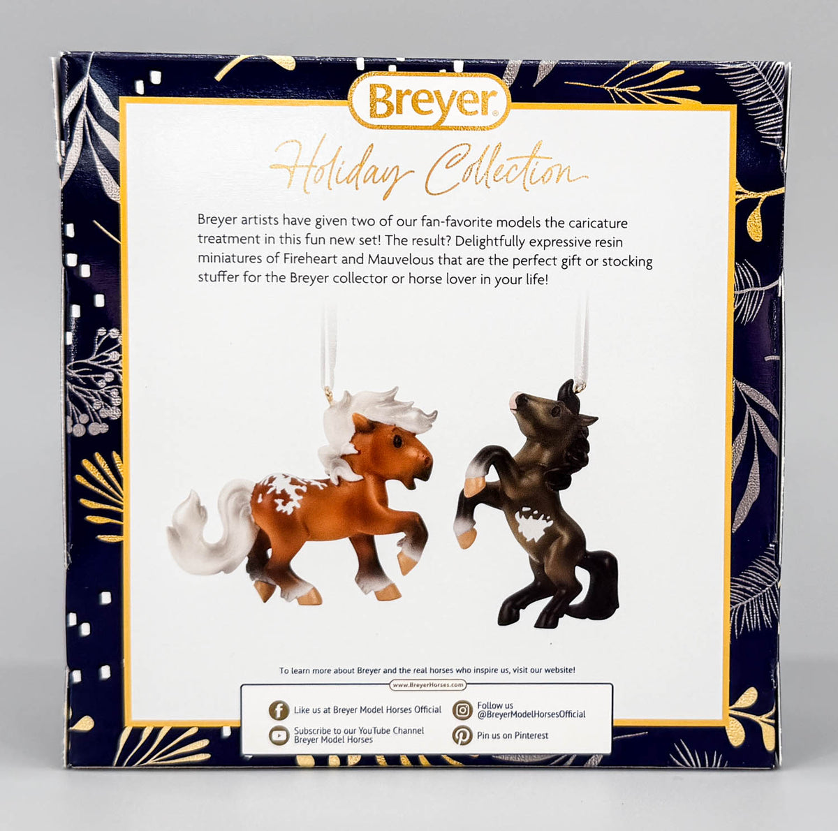 2026 Holiday Mini Ornament Set ~ Fireheart & Mauvelous