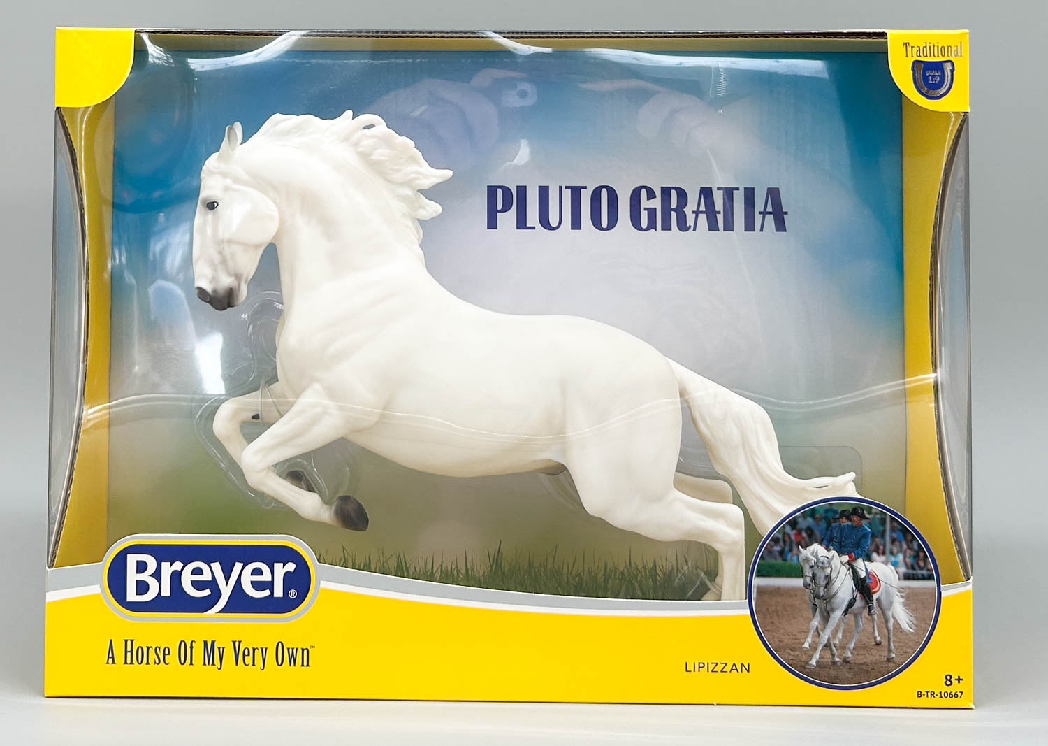 Breyer Lipizzan Stallion ~ Pluto Gratia – Triple Mountain Model Horses