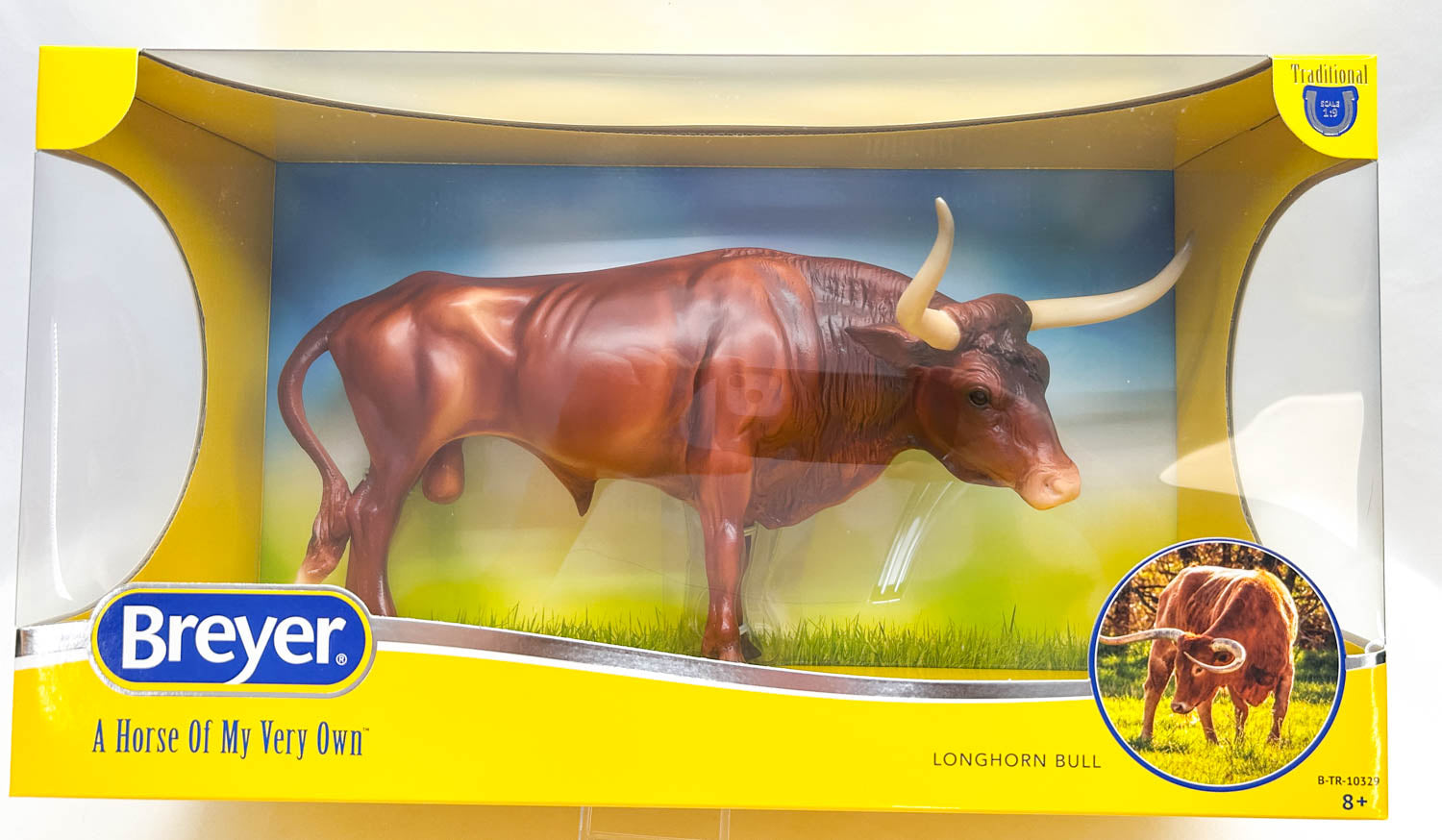 Breyer Texas Longhorn Bull – Triple Mountain Model Horses