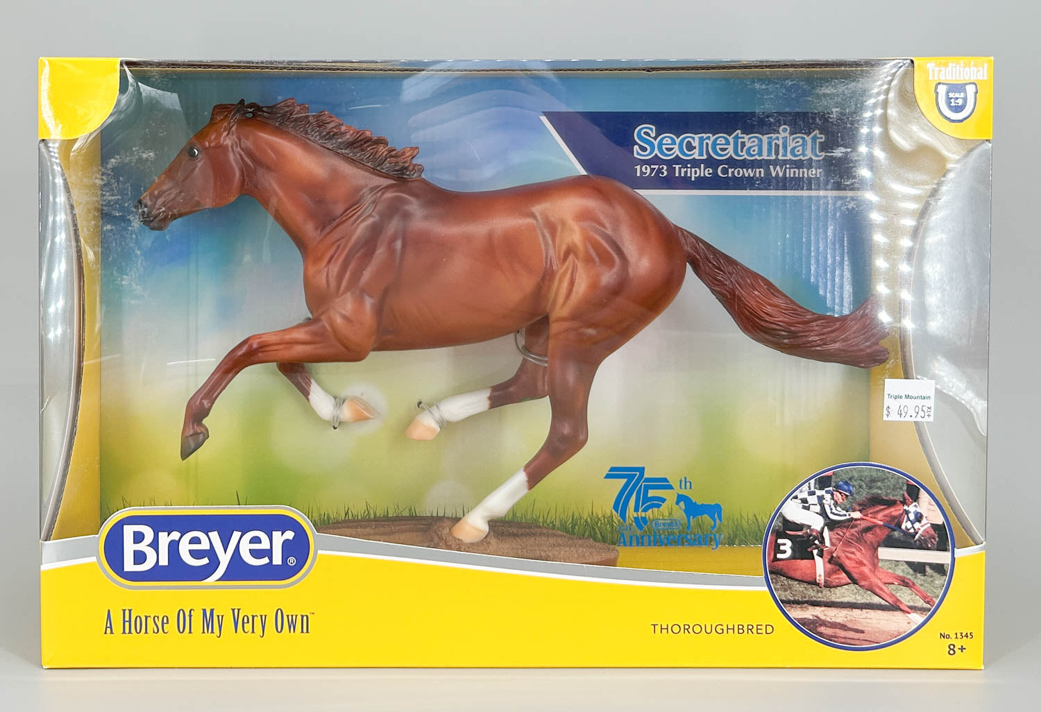 Breyer Smarty Jones ~ Secretariat #1345 – Triple Mountain Model Horses
