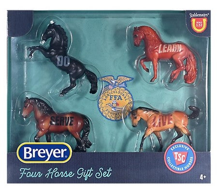 Mini Clydesdale Stallion - FFA Four Horse Gift Set - Tractor Supply SR