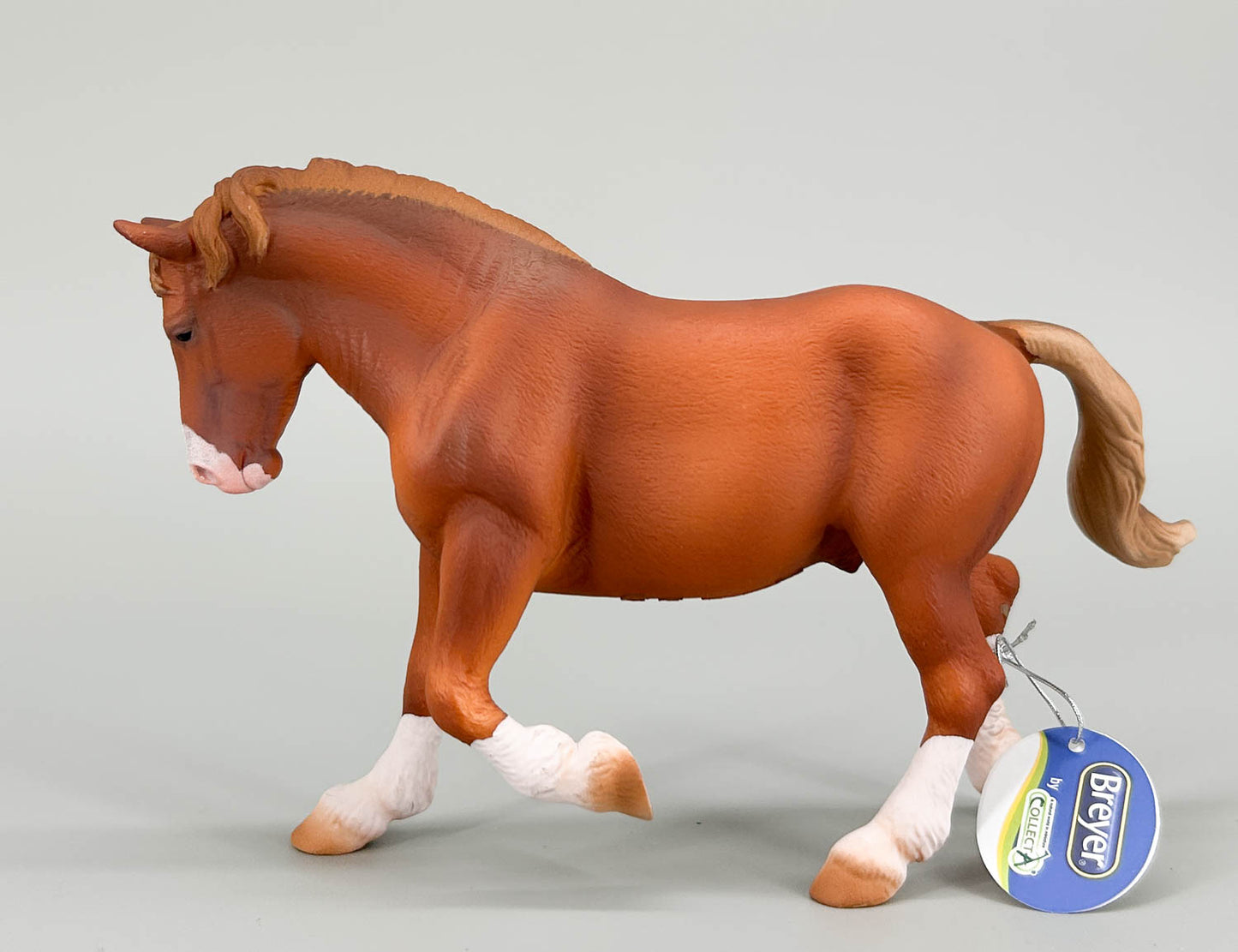 Breton Draft Horse Stallion, Chestnut