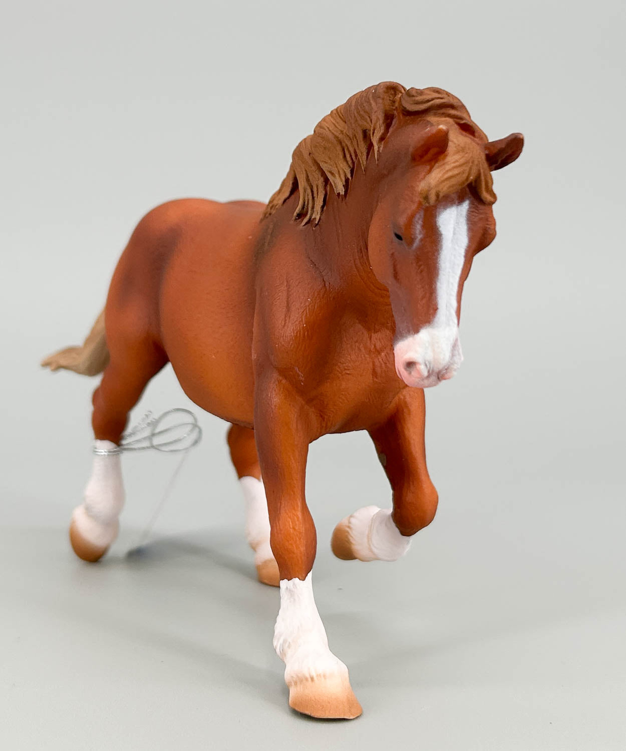 Breton Draft Horse Stallion, Chestnut