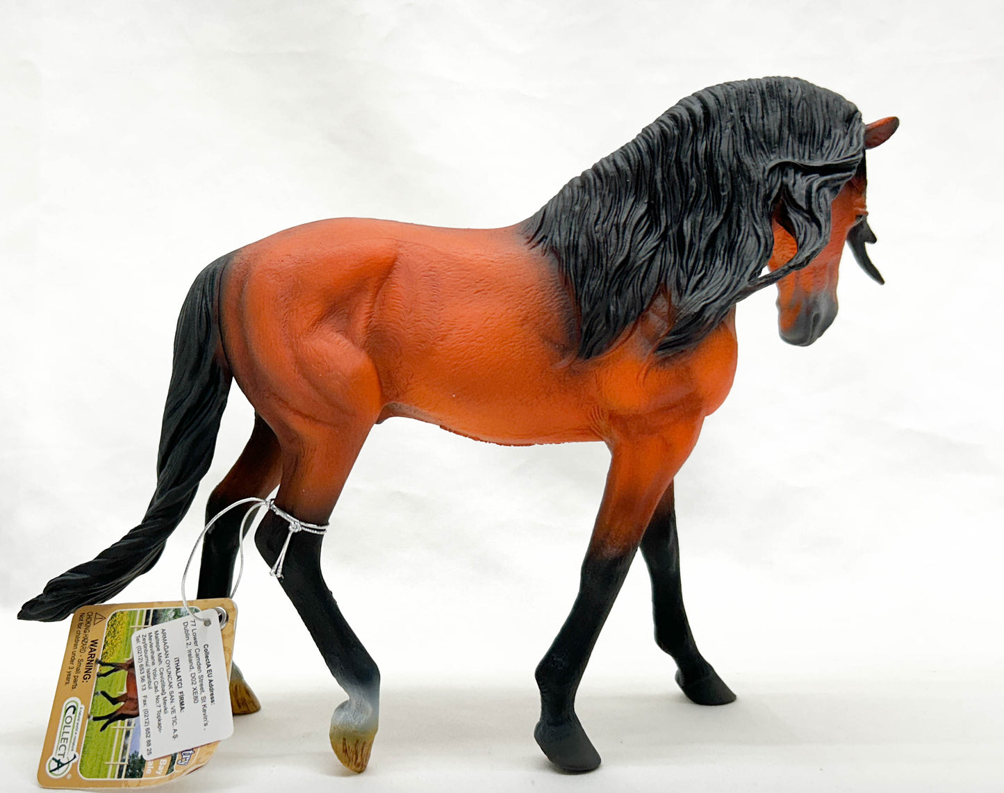 Andalusian Stallion, Bright Bay - Deluxe 1:12 Scale Model (International Release)