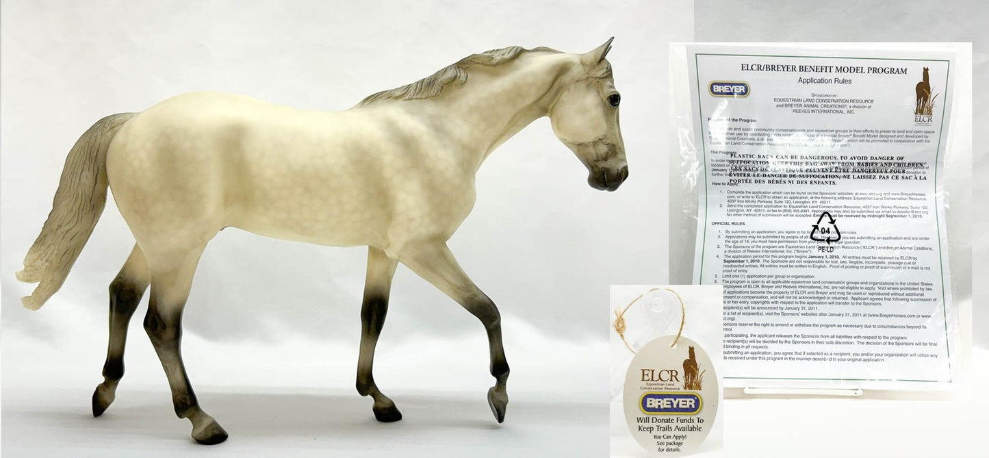 John Henry, Dapple Grey - ELCR Benefit Model w/ Hang Tag and Paperwork