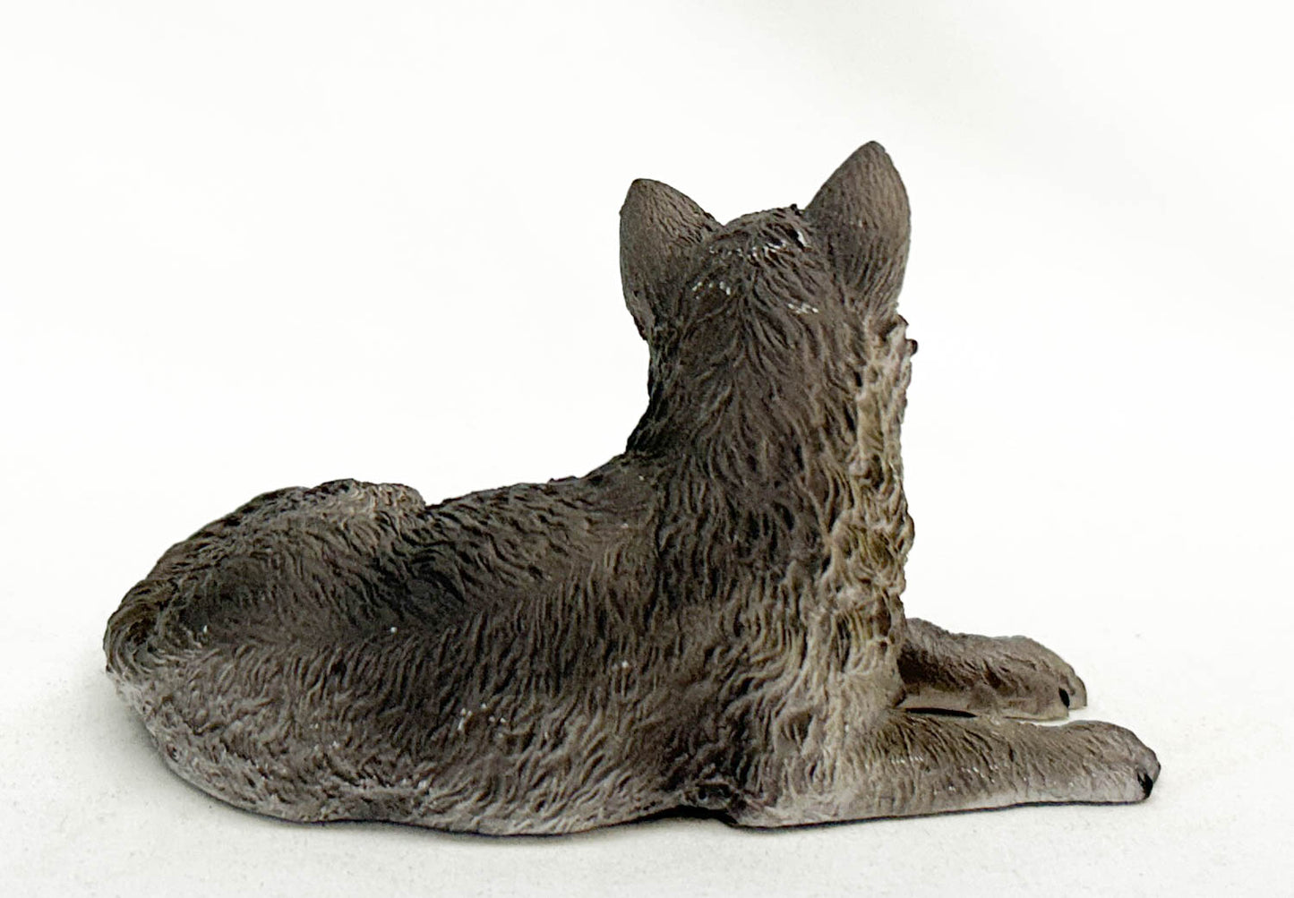 Grey Wolf Puppy, Lying Resin