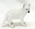White Wolf Puppy, Standing Resin