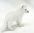 White Wolf Puppy, Standing Resin